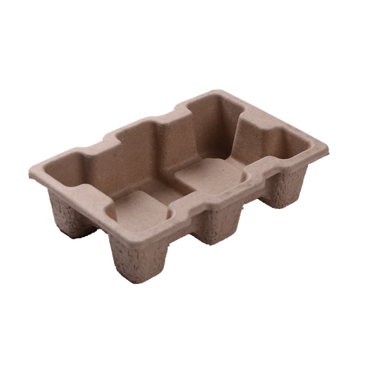 Fully Biodegradable Earth Friendly Inner Packaging Tray for Electronics