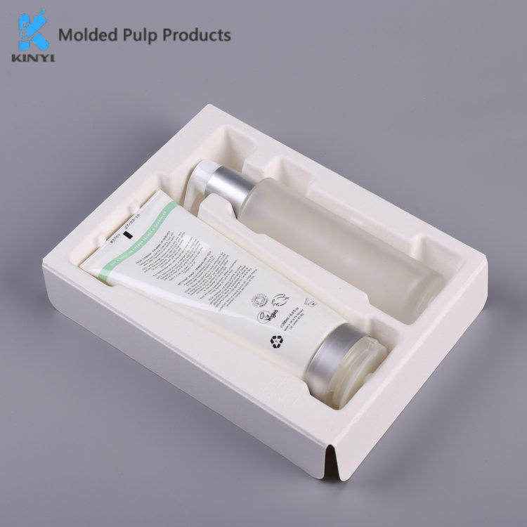 Wet Press Molded Pulp Insert for Skincare Set