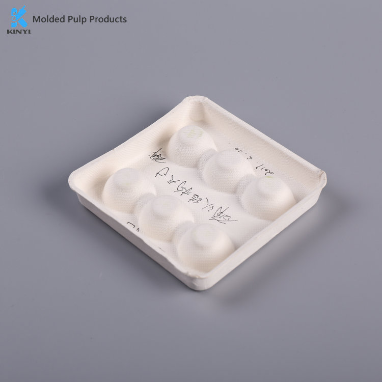 Food Grade Sugarcane Bagasse Pulp Molded Chocolate Packaging Tray