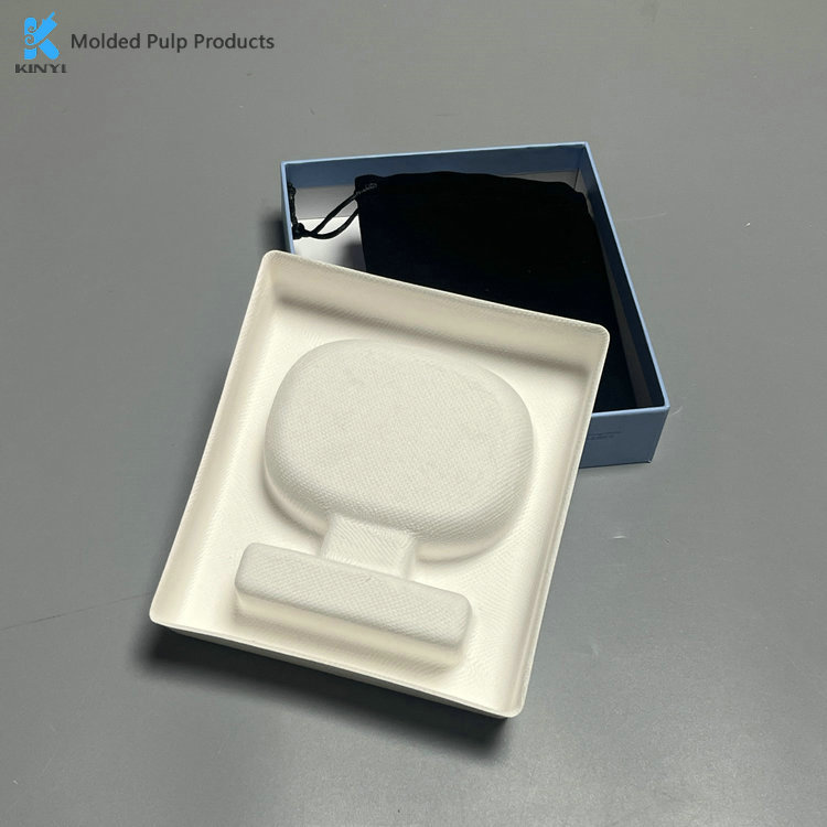 Environmentally friendly degradable bagasse headset tray