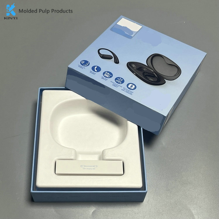 Environmentally friendly degradable bagasse headset tray