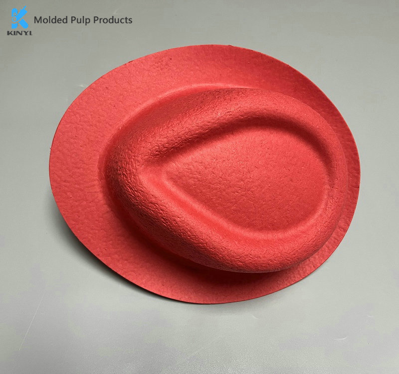 KINYI Environmentally friendly degradable disposable pulp hat